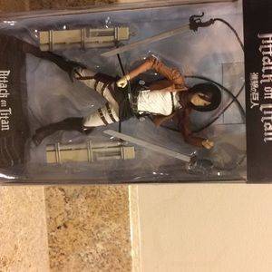 New in box rare Attack on Titian Mikasa figure!